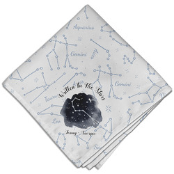 Zodiac Constellations Cloth Dinner Napkin - Single w/ Name or Text