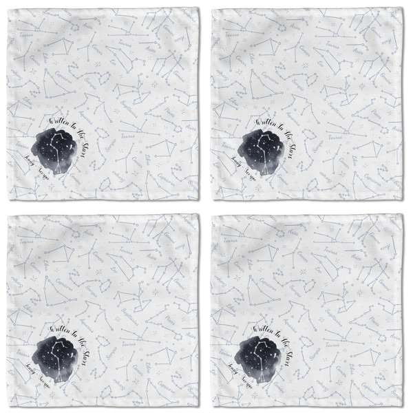 Zodiac Constellations Cloth Napkins - Personalized Lunch (APPROVAL) Set of 4