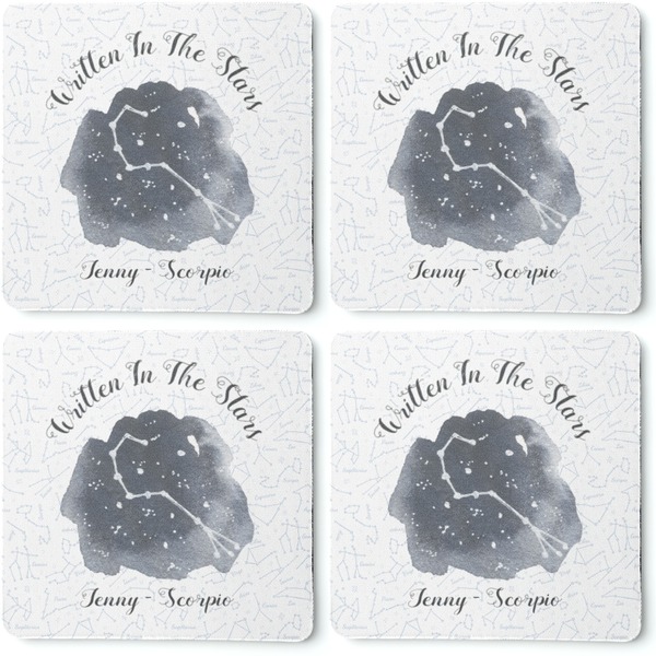 Zodiac Constellations Coaster Rubber Back - Apvl