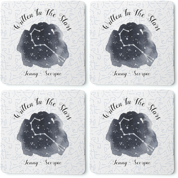 Zodiac Constellations Coaster Rubber Back - Apvl