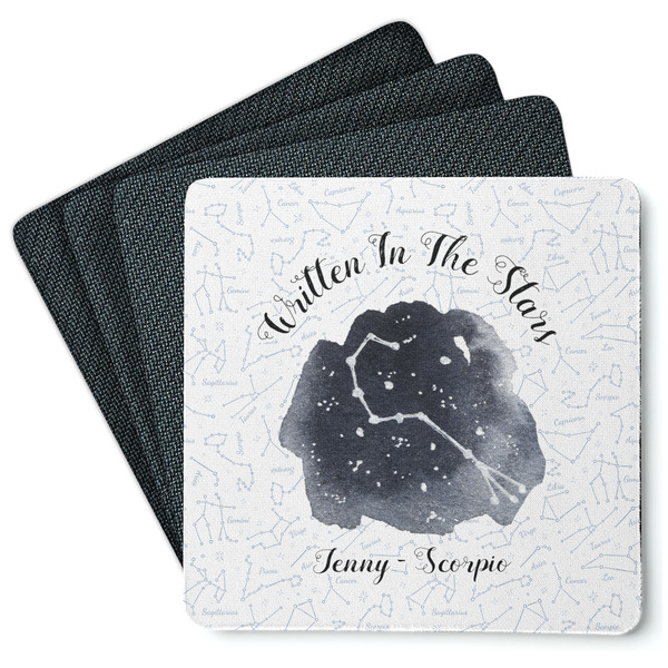 Zodiac Constellations Coaster Rubber Back - Main
