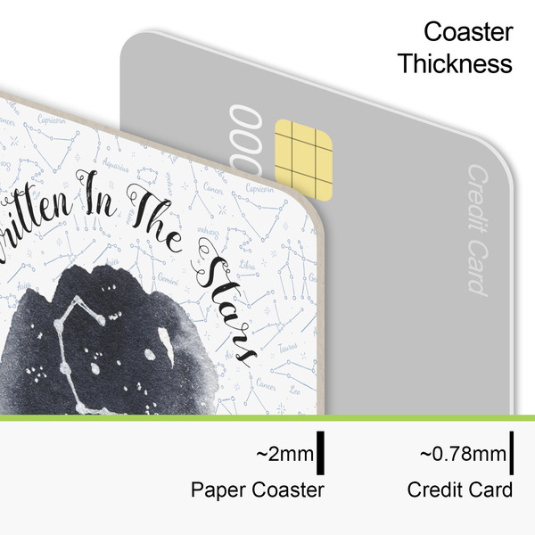 Zodiac Constellations Coaster Thickness