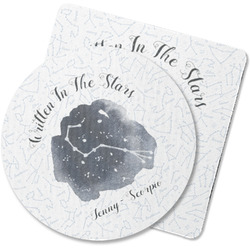 Zodiac Constellations Rubber Backed Coaster (Personalized)