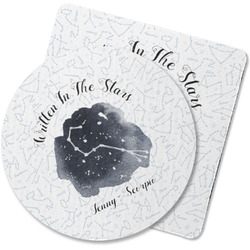 Zodiac Constellations Rubber Backed Coaster (Personalized)