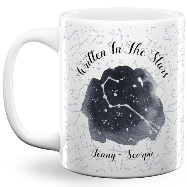 Custom Zodiac Constellations 11 Oz Coffee Mug - White (Personalized)