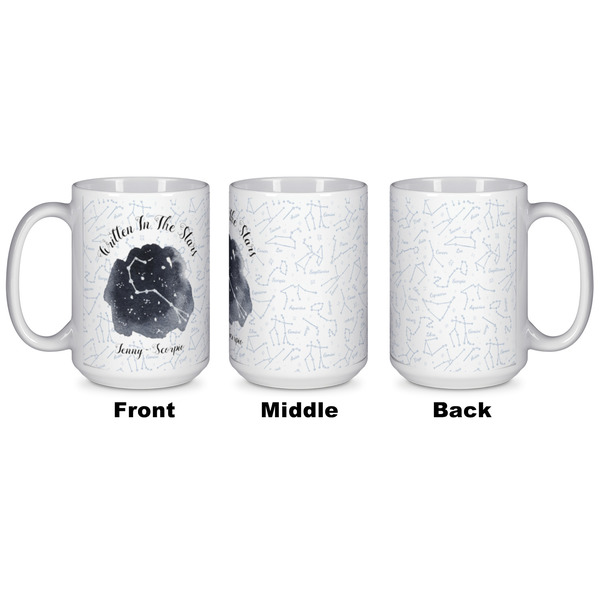 Zodiac Constellations Coffee Mug - 15 oz - White APPROVAL