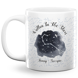 Zodiac Constellations 20 Oz Coffee Mug - White (Personalized)