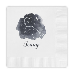 Zodiac Constellations Embossed Decorative Napkins (Personalized)