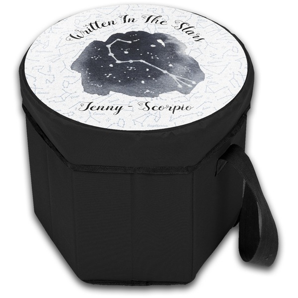 Zodiac Constellations Collapsible Personalized Cooler & Seat (Closed)