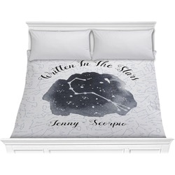 Zodiac Constellations Comforter - King (Personalized)