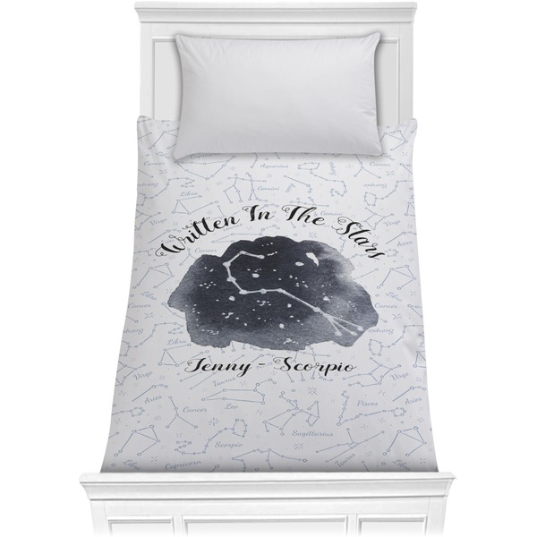 Custom Zodiac Constellations Comforter - Twin (Personalized)