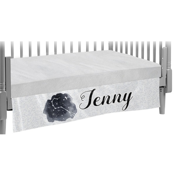 Custom Zodiac Constellations Crib Skirt (Personalized)
