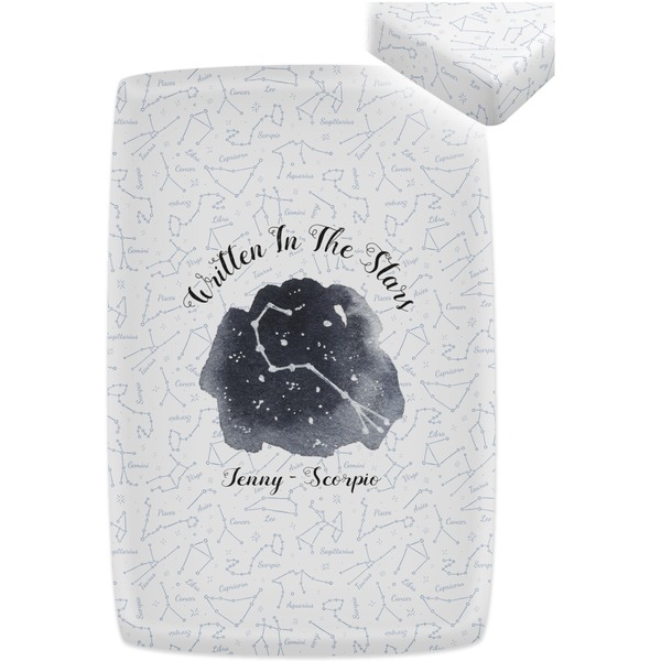 Zodiac Constellations Crib Fitted Sheet - Apvl