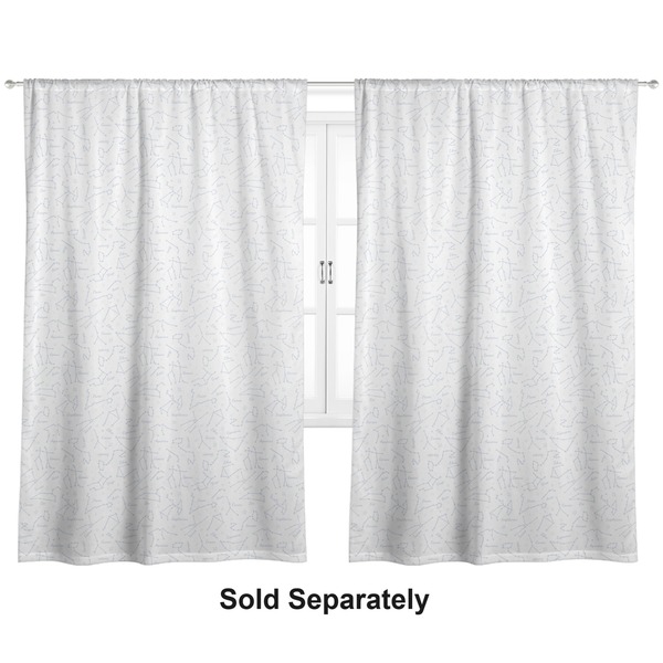 Zodiac Constellations Curtains Double