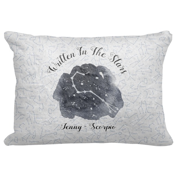 Custom Zodiac Constellations Decorative Baby Pillowcase - 16"x12" (Personalized)