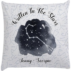 Zodiac Constellations Decorative Pillow Case (Personalized)