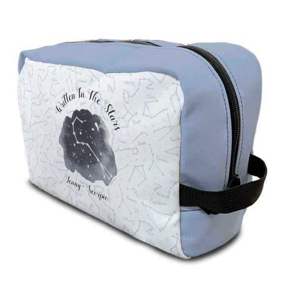 Custom Zodiac Constellations Toiletry Bag / Dopp Kit (Personalized)