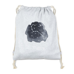 Zodiac Constellations Drawstring Backpack - Sweatshirt Fleece - Double Sided (Personalized)