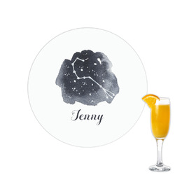 Zodiac Constellations Printed Drink Topper - 2.15" (Personalized)