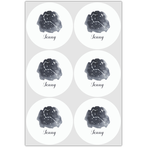 Zodiac Constellations Drink Topper - XLarge - Set of 6