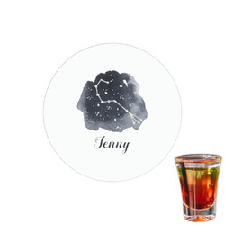 Zodiac Constellations Printed Drink Topper - 1.5" (Personalized)