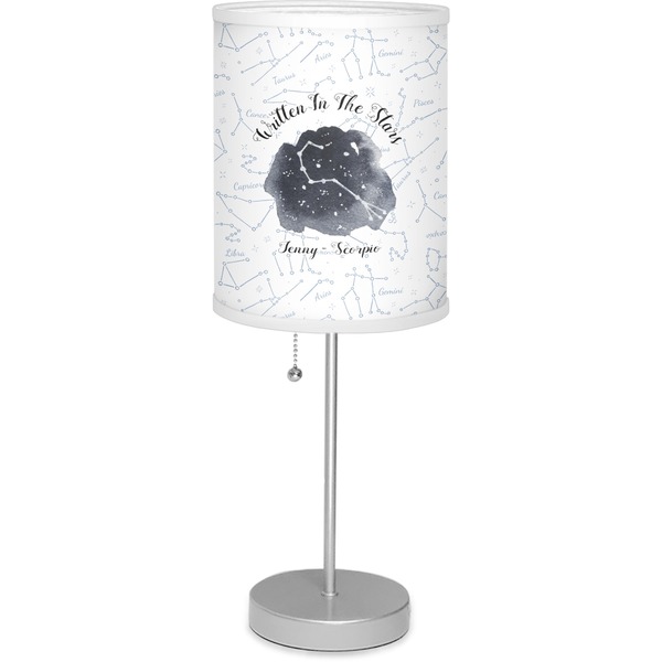 Custom Zodiac Constellations 7" Drum Lamp with Shade (Personalized)