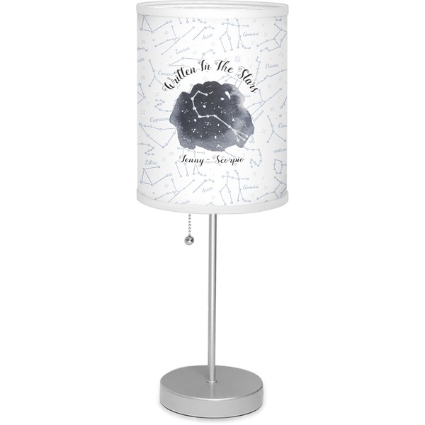 Custom Zodiac Constellations Lamp with Drum Shade (Personalized)