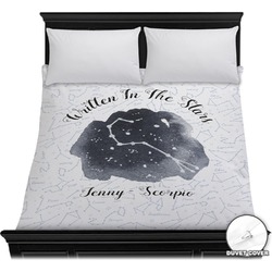 Zodiac Constellations Duvet Cover - Full / Queen (Personalized)