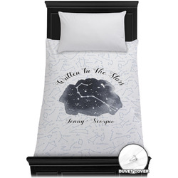 Zodiac Constellations Duvet Cover - Twin XL (Personalized)