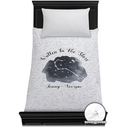 Zodiac Constellations Duvet Cover - Twin (Personalized)