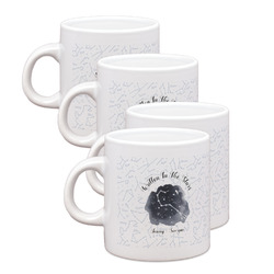 Zodiac Constellations Single Shot Espresso Cups - Set of 4 (Personalized)