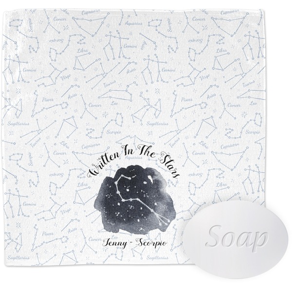 Custom Zodiac Constellations Washcloth (Personalized)