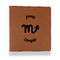Zodiac Constellations Leather Binder - 1" - Rawhide (Personalized)