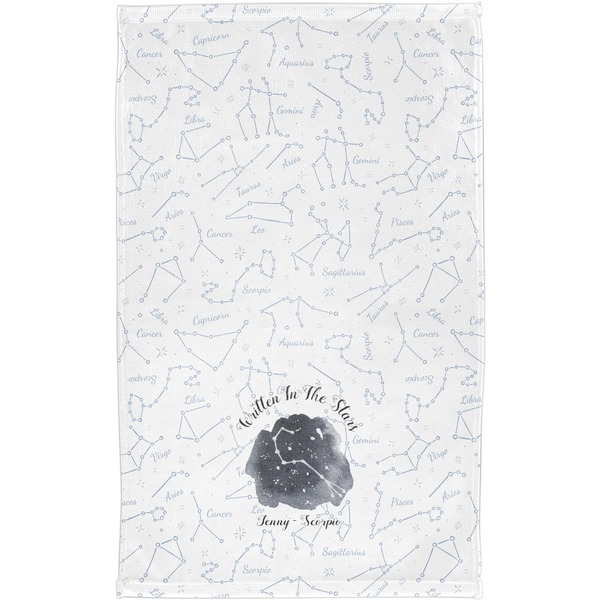 Zodiac Constellations Finger Tip Towel - Full View