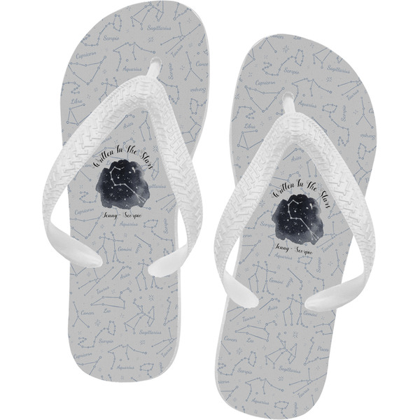 Custom Zodiac Constellations Flip Flops (Personalized)