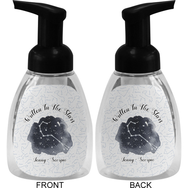 Zodiac Constellations Foam Soap Bottle (Front & Back)