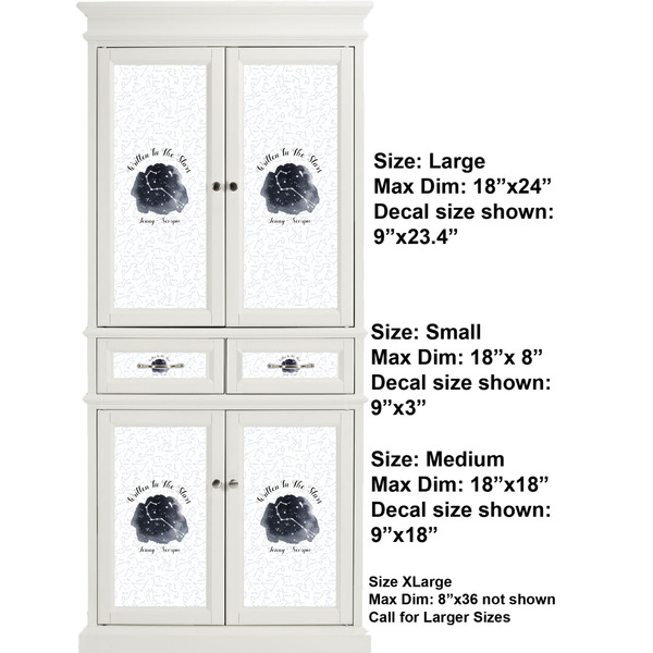 Zodiac Constellations Full Cabinet (Show Sizes)