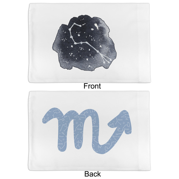 Zodiac Constellations Full Pillow Case - APPROVAL (partial print)
