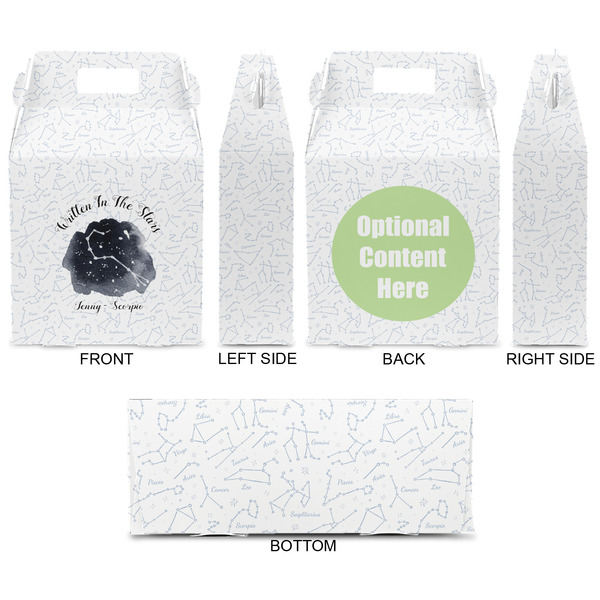Zodiac Constellations Gable Favor Box - Approval