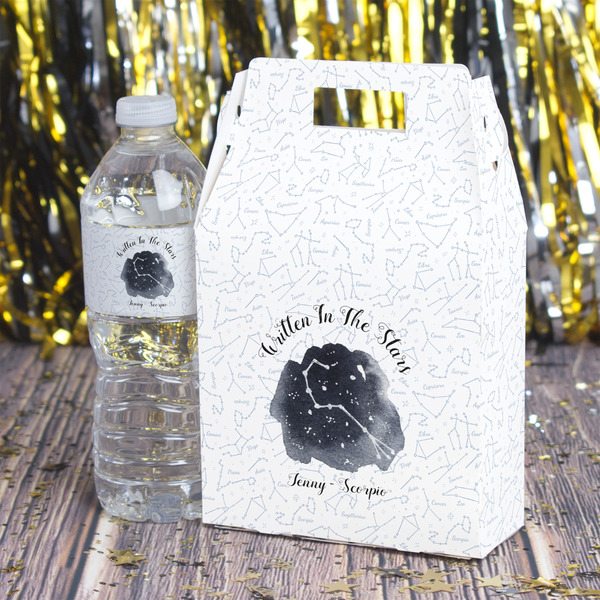 Zodiac Constellations Gable Favor Box - In Context