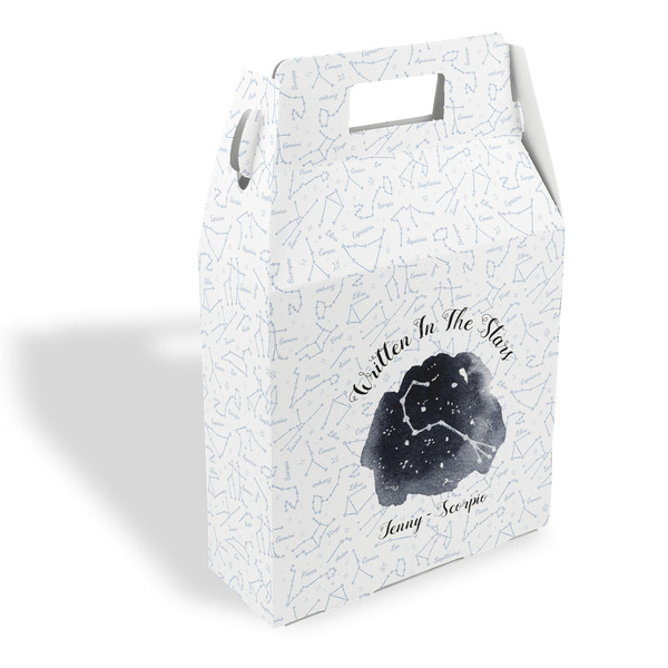 Custom Zodiac Constellations Gable Favor Box (Personalized)