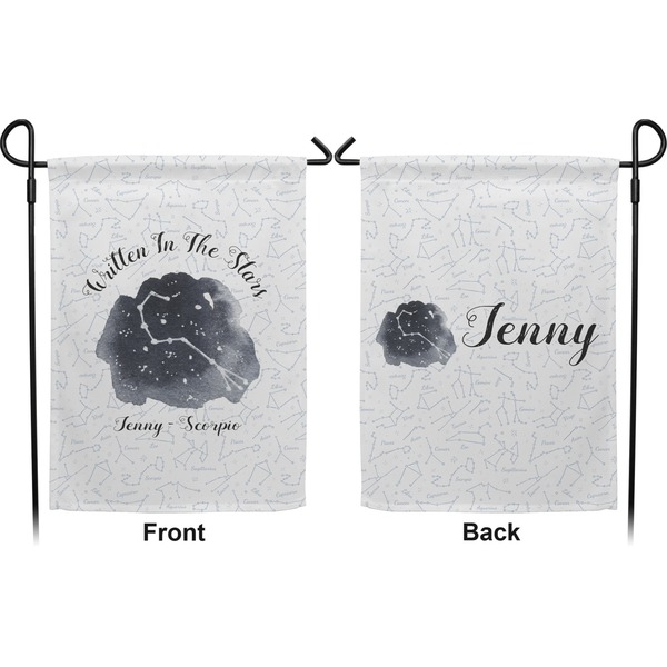 Zodiac Constellations Garden Flag - Double Sided Front and Back