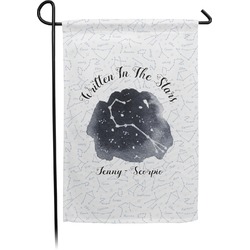 Zodiac Constellations Small Garden Flag - Double Sided w/ Name or Text