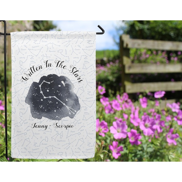 Zodiac Constellations Garden Flag - Outside In Flowers