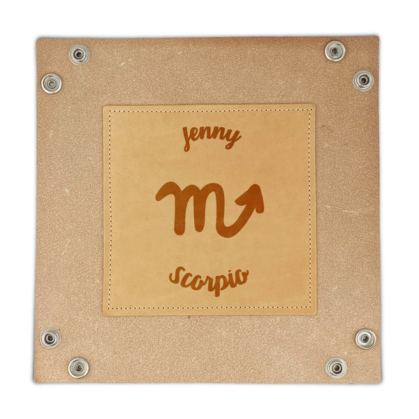 Zodiac Constellations Genuine Leather Valet Trays - FRONT