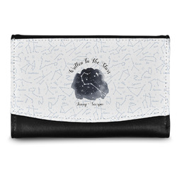 Zodiac Constellations Genuine Leather Women's Wallet - Small (Personalized)