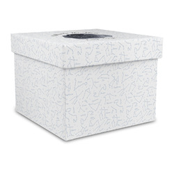 Zodiac Constellations Gift Box with Lid - Canvas Wrapped - Large (Personalized)