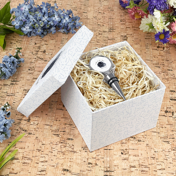 Zodiac Constellations Gift Boxes with Lid - Canvas Wrapped - Medium - In Context