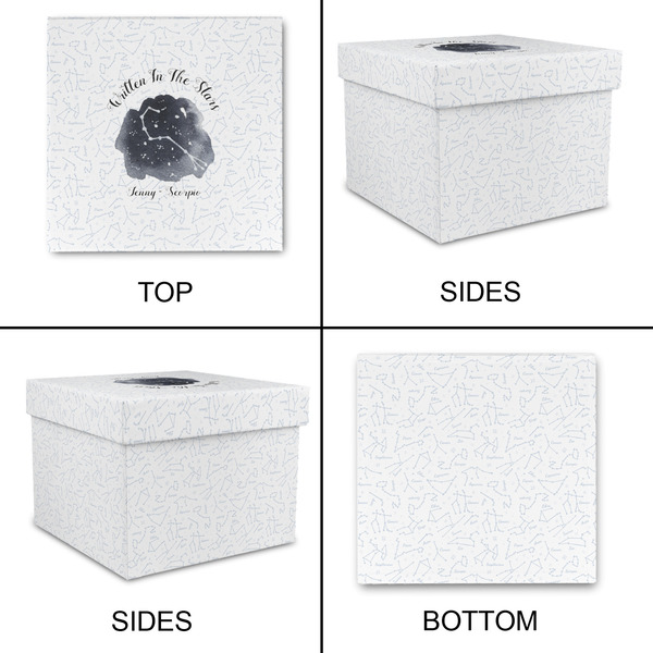 Zodiac Constellations Gift Boxes with Lid - Canvas Wrapped - X-Large - Approval