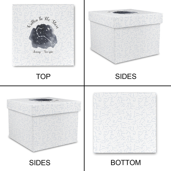 Zodiac Constellations Gift Boxes with Lid - Canvas Wrapped - XX-Large - Approval